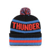 THUNDER '47 BRAND BERING KNIT IN BLACK, BLUE & ORANGE - BACK VIEW