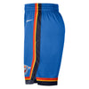 NIKE THUNDER ICON SHORTS IN BLUE - LEFT SIDE VIEW
