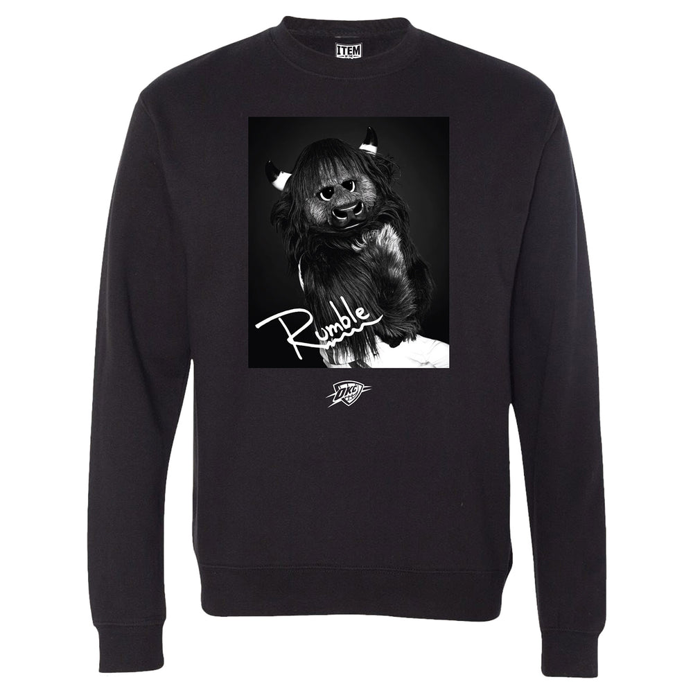 OKC THUNDER RUMBLE PORTRAIT CREWNECK SWEATSHIRT