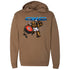 OKC THUNDER RUMBLE DRUM ROLL HOODED SWEATSHIRT IN TAN - FRONT VIEW