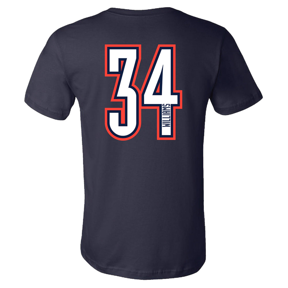 OKC THUNDER KENRICH WILLIAMS NAME & NUMBER T-SHIRT