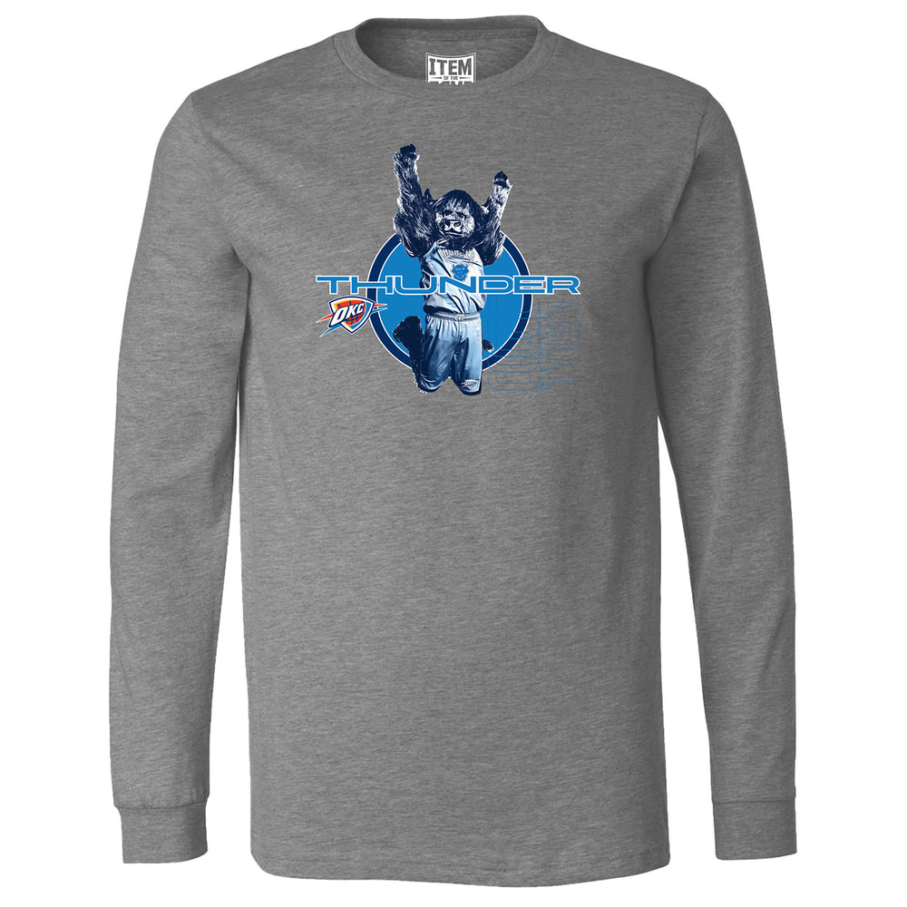 OKC THUNDER RUMBLE LONG-SLEEVE T-SHIRT