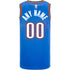 Oklahoma City Thunder 2020-21 Nike Icon Custom Jersey in Blue - Back View