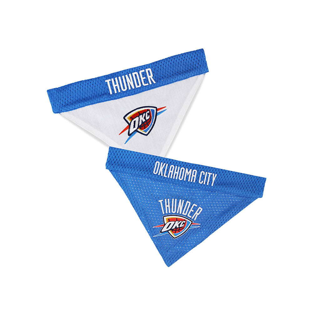 OKLAHOMA CITY THUNDER REVERSIBLE PET BANDANA