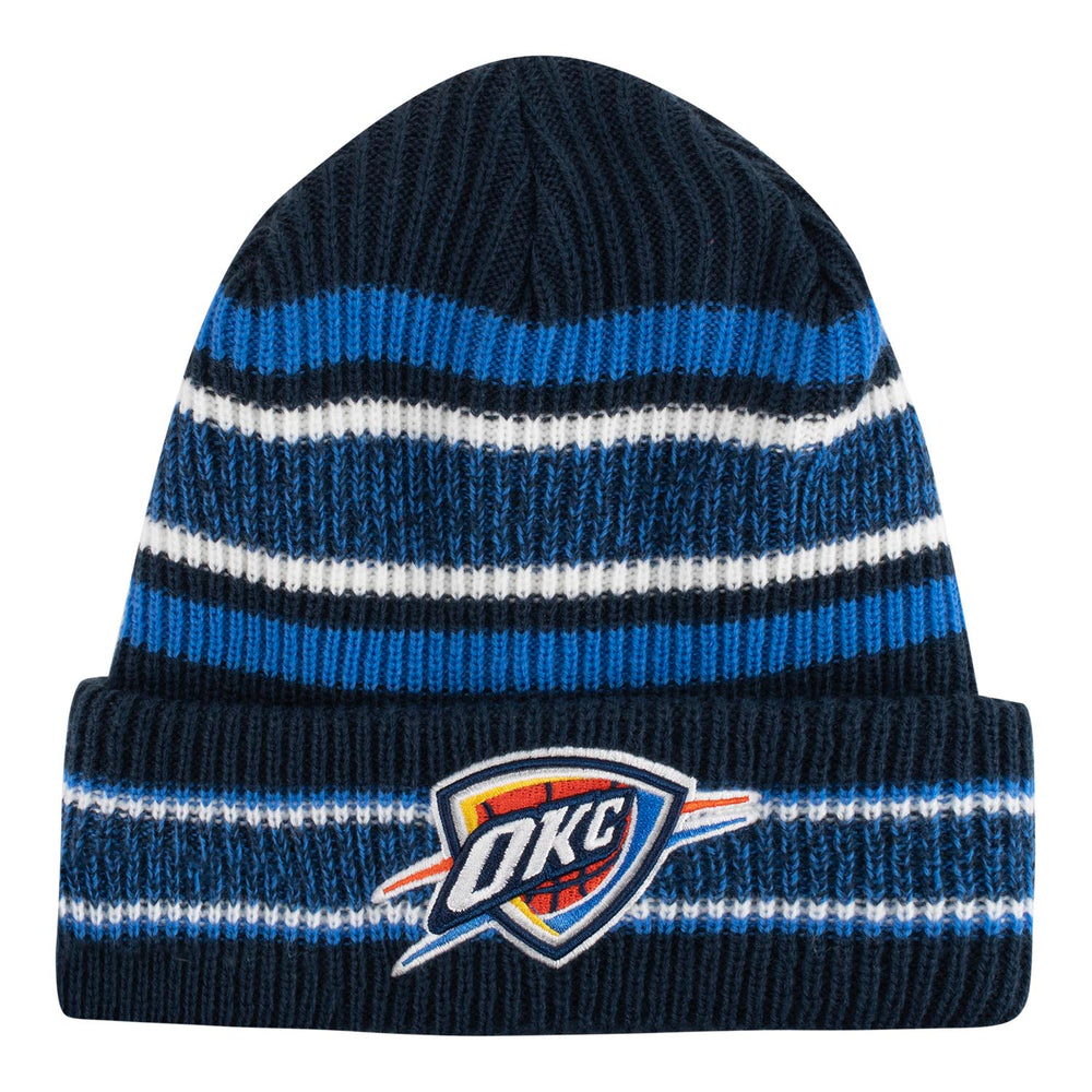 YOUTH NEW ERA THUNDER VINTAGE STRIPE KNIT HAT