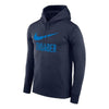 OKC THUNDER NIKE THERMA PULLOVER HOODIE - NAVY