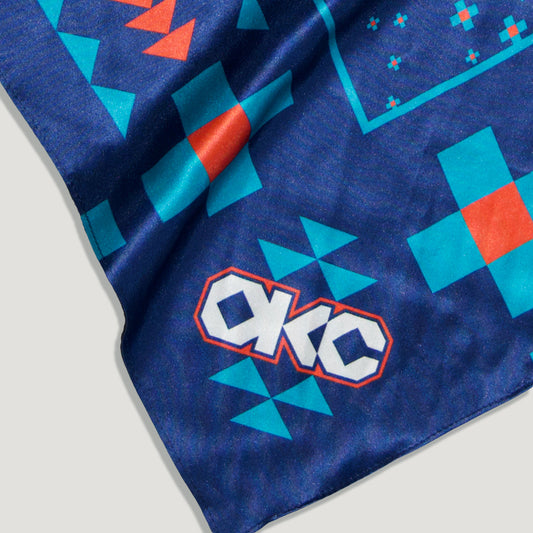 OKC Thunder X Round21 Native Heritage Scarf - Corner View