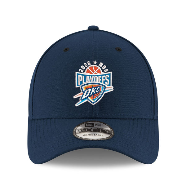 Youth OKC Thunder New Era 9Forty 2026 Playoffs Basketball Hat