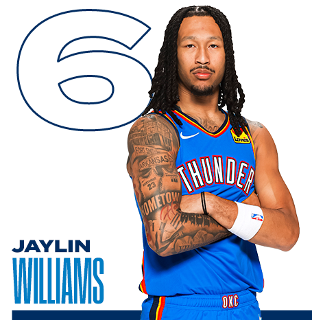 Jaylin Williams Jerseys & Apparel