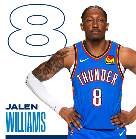 Jalen Williams Jerseys & Shirts