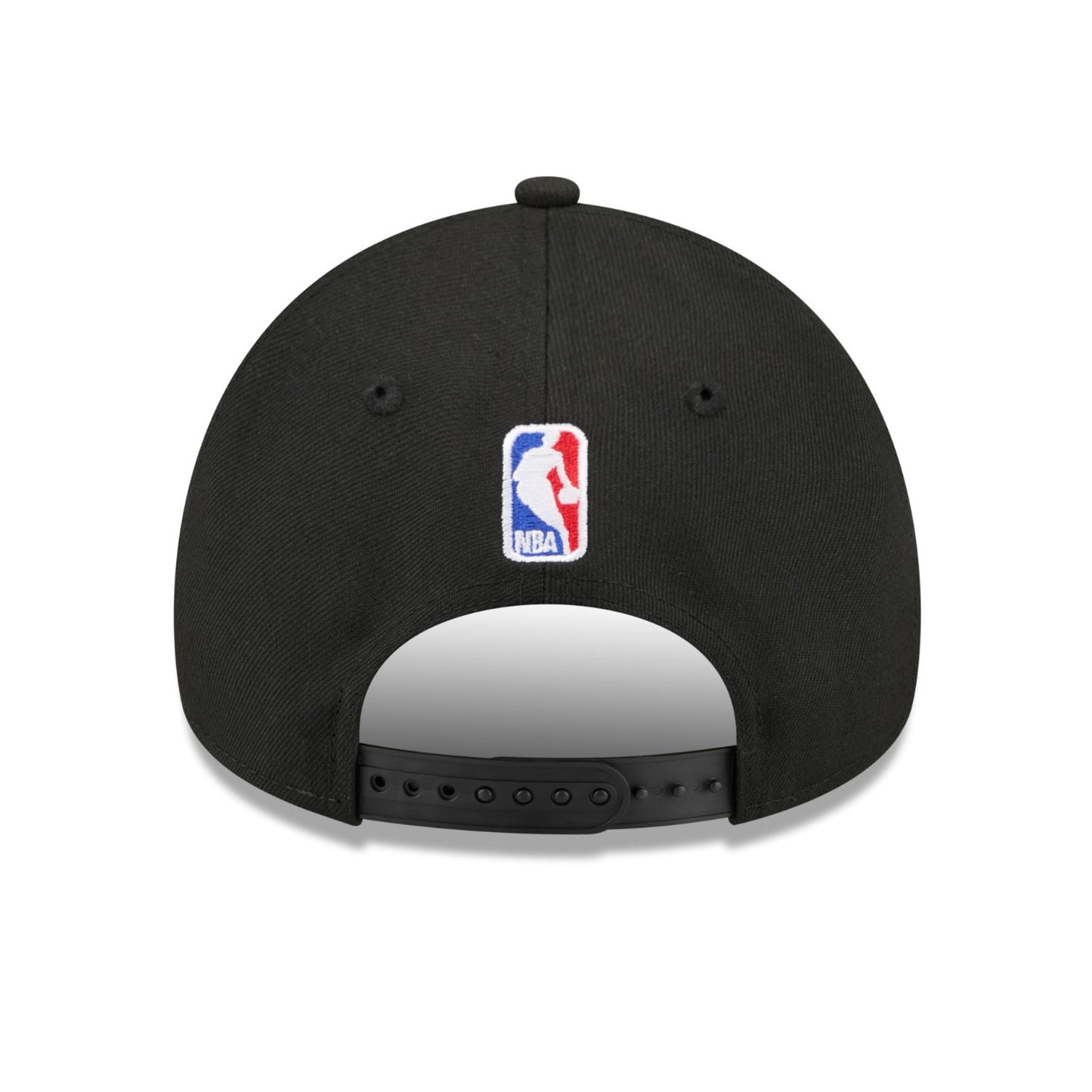 Youth OKC Thunder New Era 2026 Draft 9Forty A-Frame Hat in Black - Back View