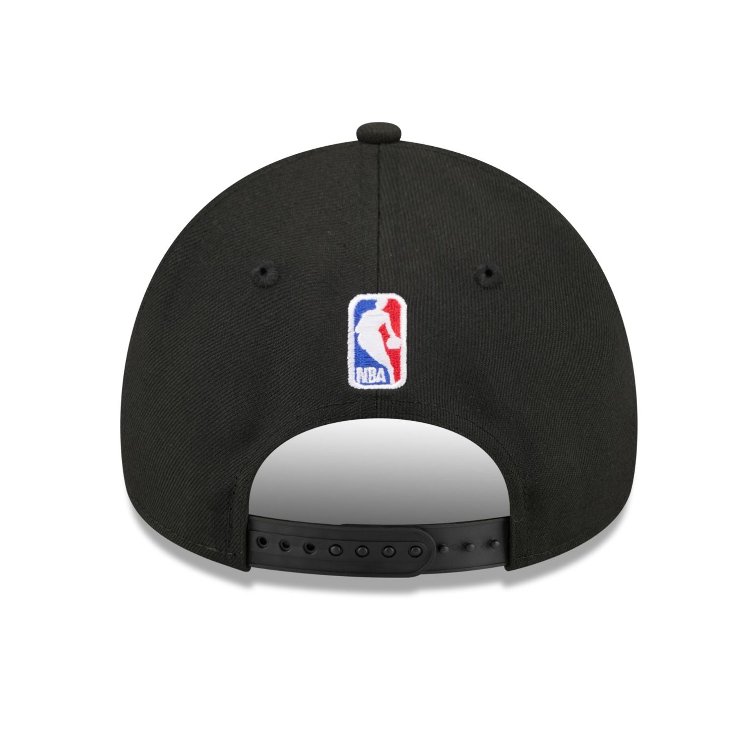 Youth OKC Thunder New Era 2026 Draft 9Forty A-Frame Hat in Black - Back View