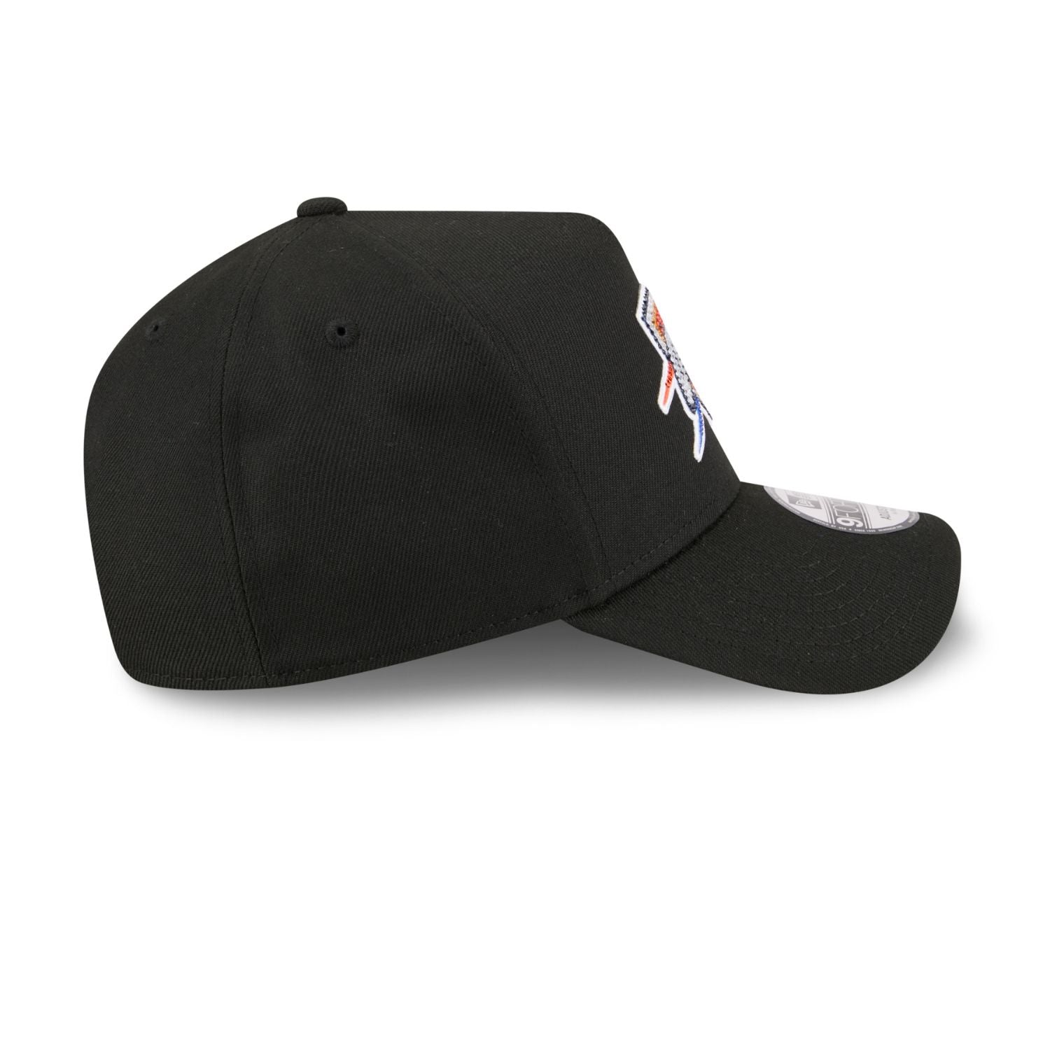 Youth OKC Thunder New Era 2026 Draft 9Forty A-Frame Hat in Black - Right Side View