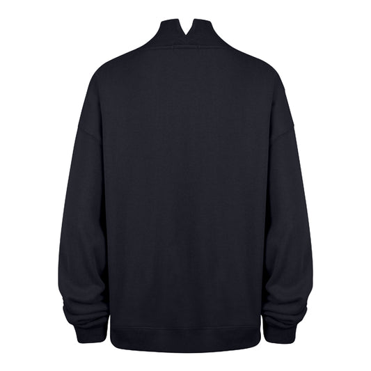 Women's OKC Thunder 47 Brand Vantage Navy Mockneck Sweatshirt
