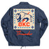 OKC Thunder X Round21 Native Heritage Coaches Jacket in Navy - Back View