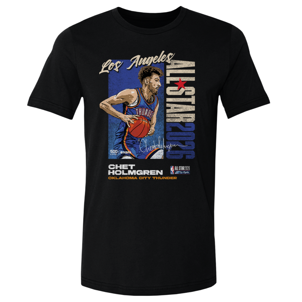 OKC Thunder 500 Level Holmgren 2026 All-Star Graphic T-Shirt