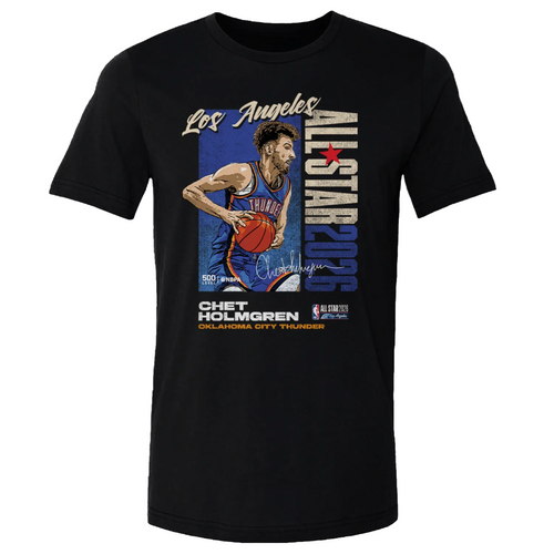 OKC Thunder 500 Level Holmgren 2026 All-Star Graphic T-Shirt