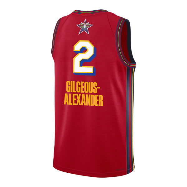 SHAI GILGEOUS-ALEXANDER JORDAN BRAND 2025 ALL-STAR GAME SWINGMAN JERSEY - Back View