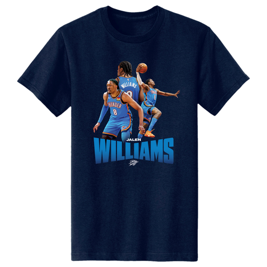 OKC THUNDER JALEN WILLIAMS PLAYER SERIES T-SHIRT