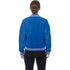 Ladies Oklahoma City Thunder Snap Button Bomber Jacket in Blue - Back View