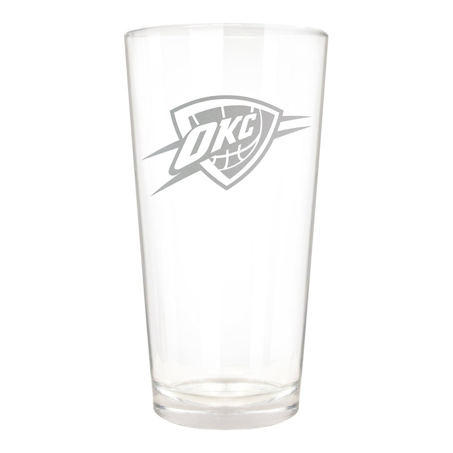 OKLAHOMA CITY THUNDER 16 OZ PINT GLASS | Official OKC Thunder Shop OKLAHOMA CITY THUNDER 16 OZ PINT GLASS | Official OKC Thunder Shop