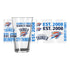 Oklahoma City Thunder Spirit 16 oz Pint Glass - Graphic detail