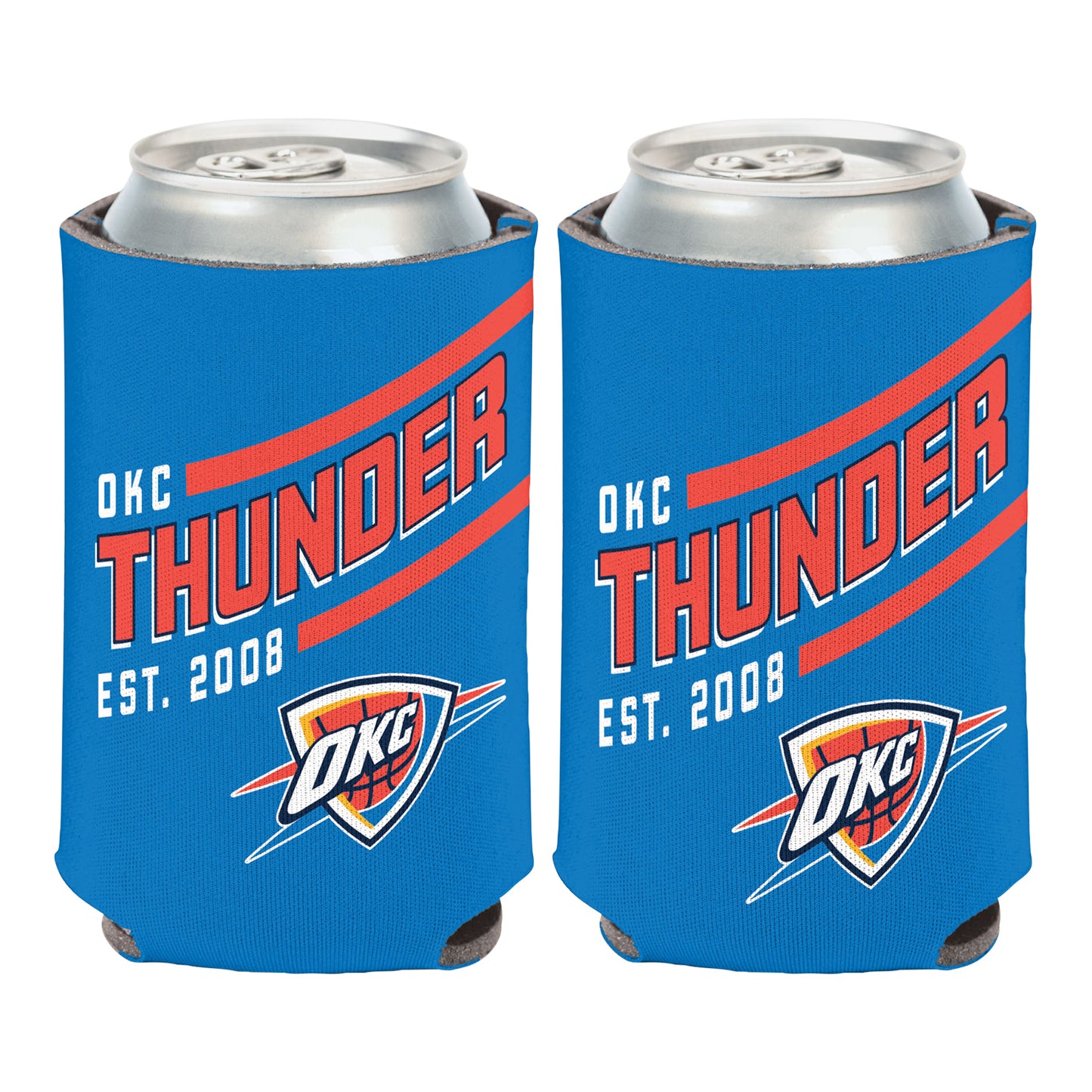 Oklahoma City Thunder Established 12 oz Can Cooler 