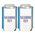 OKLAHOMA CITY THUNDER ASSOCIATION JERSEY 12 OZ CAN COOLER - Front and Back View