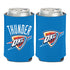 OKLAHOMA CITY THUNDER PRIMARY LOGO 12 OZ CAN COOLER in Blue - Front and Back View