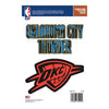 2024-25 OKLAHOMA CITY THUNDER CITY EDITION LOGO STICKER SHEET