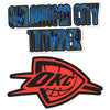 2024-25 OKLAHOMA CITY THUNDER CITY EDITION LOGO STICKER SHEET - Close Up