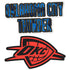 2024-25 OKLAHOMA CITY THUNDER CITY EDITION LOGO STICKER SHEET - Close Up