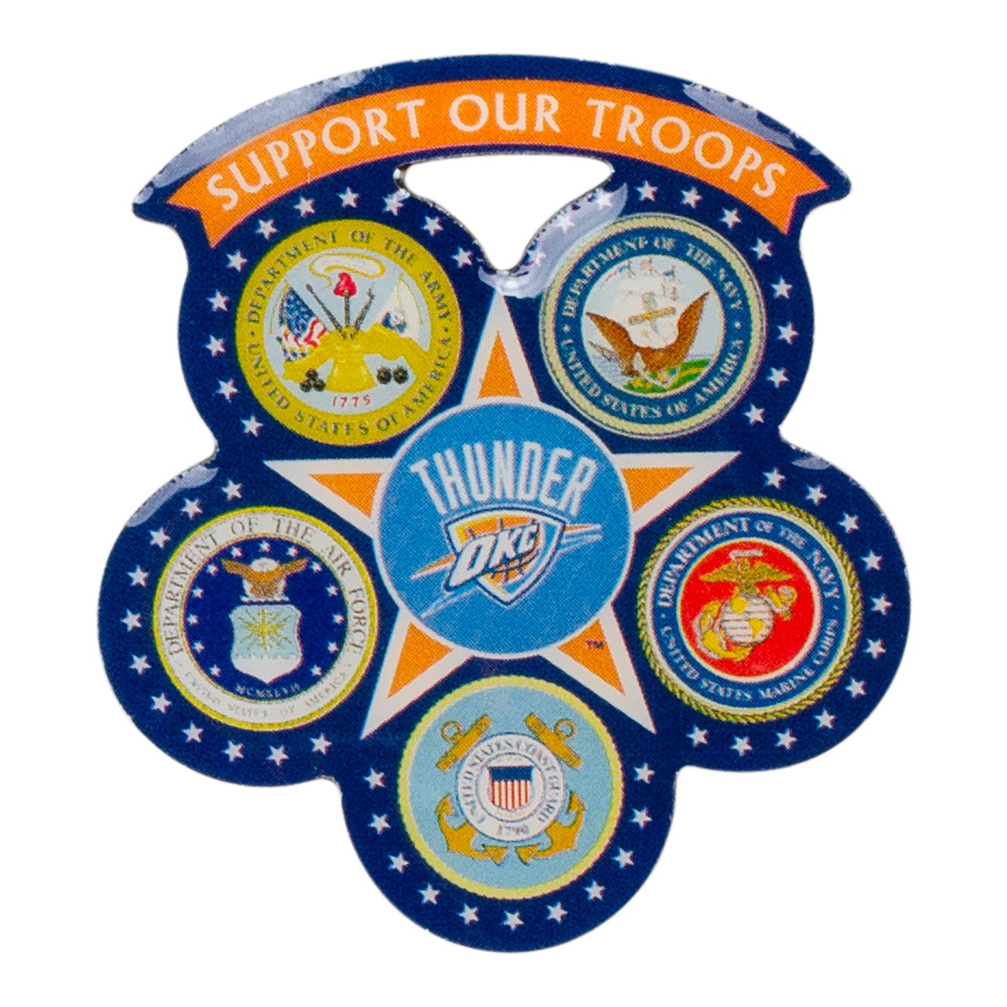 OKC THUNDER HATPIN SUPPORT TROOPS