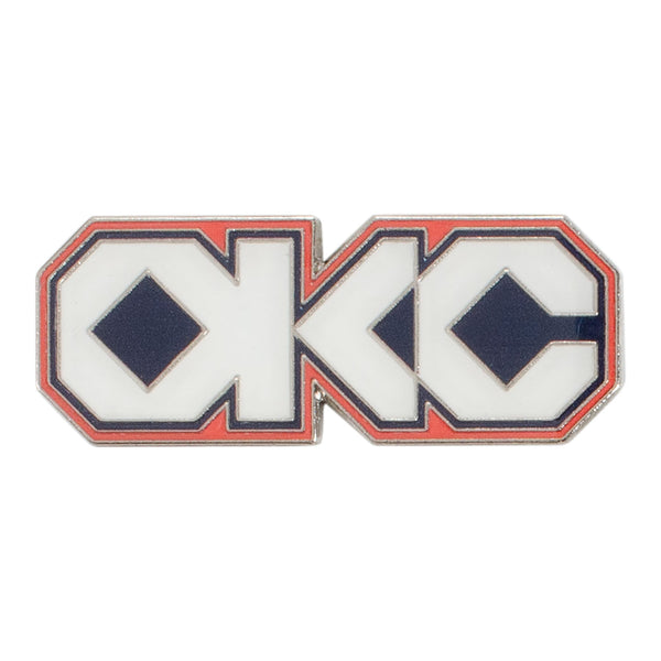 OKLAHOMA CITY THUNDER NATIVE WORDMARK HATPIN - Front View