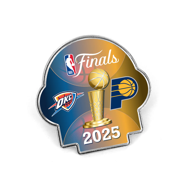 OKLAHOMA CITY THUNDER 2025 NBA FINALS MATCHUP HATPIN