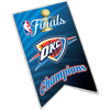 OKC THUNDER 2025 NBA CHAMPIONS TEAM BANNER HATPIN