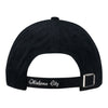 47 BRAND OKLAHOMA CITY THUNDER WOMENS BLACK SPARKLE 47 CLEAN UP HAT - BACK VIEW
