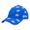 OKC THUNDER LOGO SCATTER HAT IN BLUE - FRONT LEFT VIEW