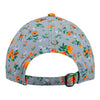 OKC THUNDER NEW ERA BOUQUET HAT IN GREY - BACK VIEW