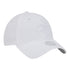 LADIES OKC THUNDER NEW ERA 920 WHITE TONAL PONYTAIL HAT IN WHITE - FRONT RIGHT VIEW