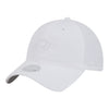 LADIES OKC THUNDER NEW ERA 920 WHITE TONAL PONYTAIL HAT