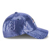 LADIES OKC THUNDER NEW ERA 940 SEQUIN ADJUSTABLE HAT in Blue - Side Right View