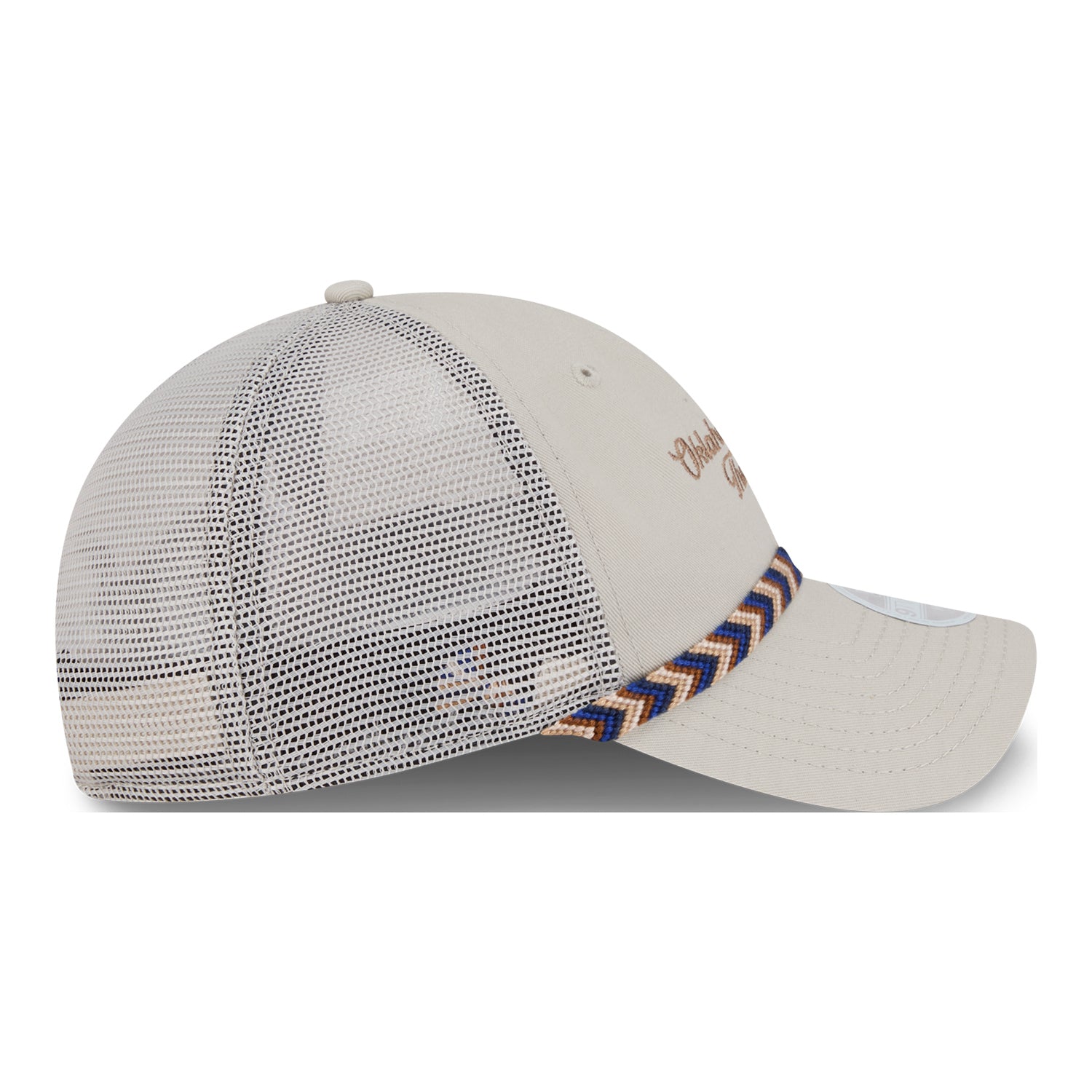 LADIES OKC THUNDER NEW ERA 920 FISHTAIL MESHBACK HAT - Right Side View