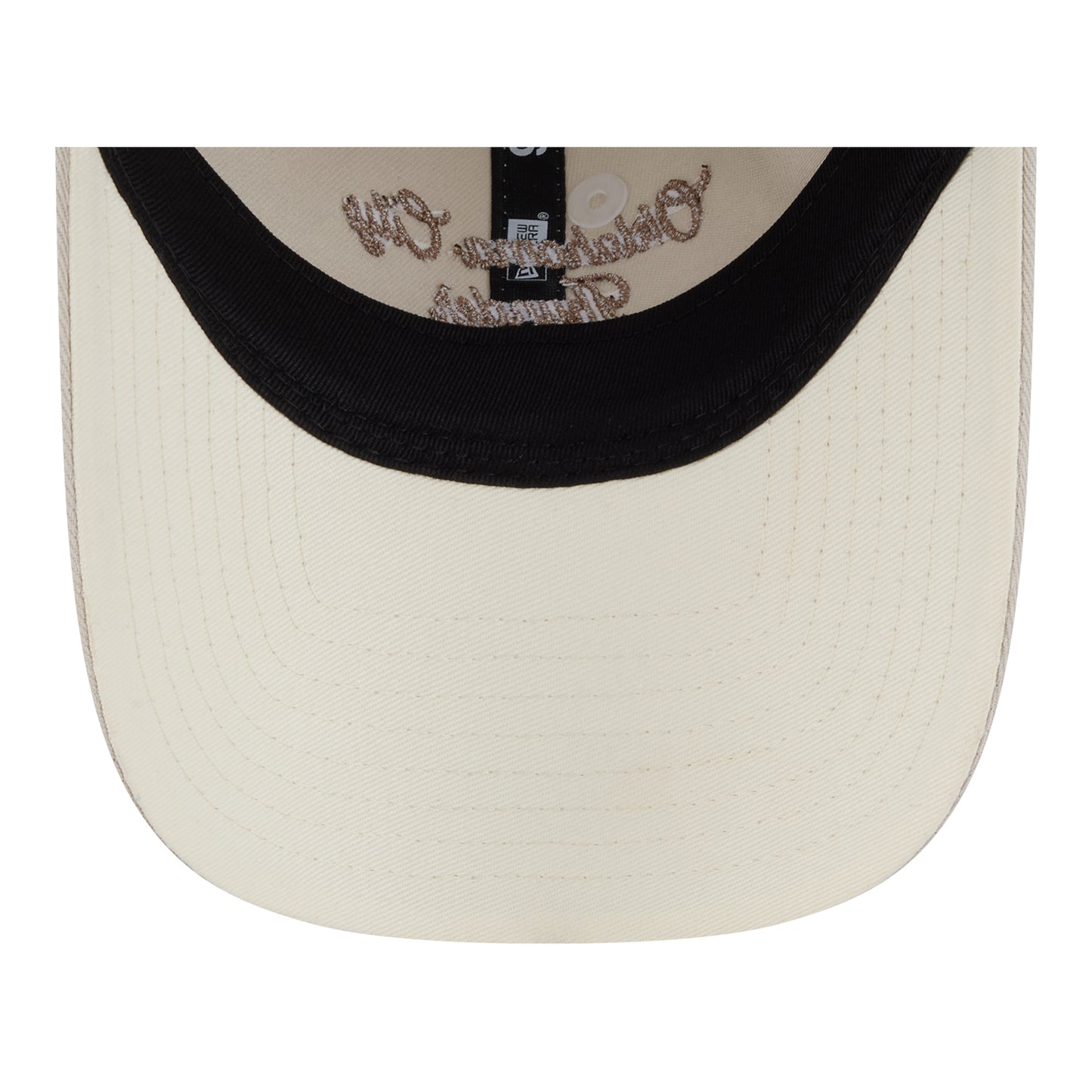 LADIES OKC THUNDER NEW ERA 920 FISHTAIL MESHBACK HAT -Underbrim View