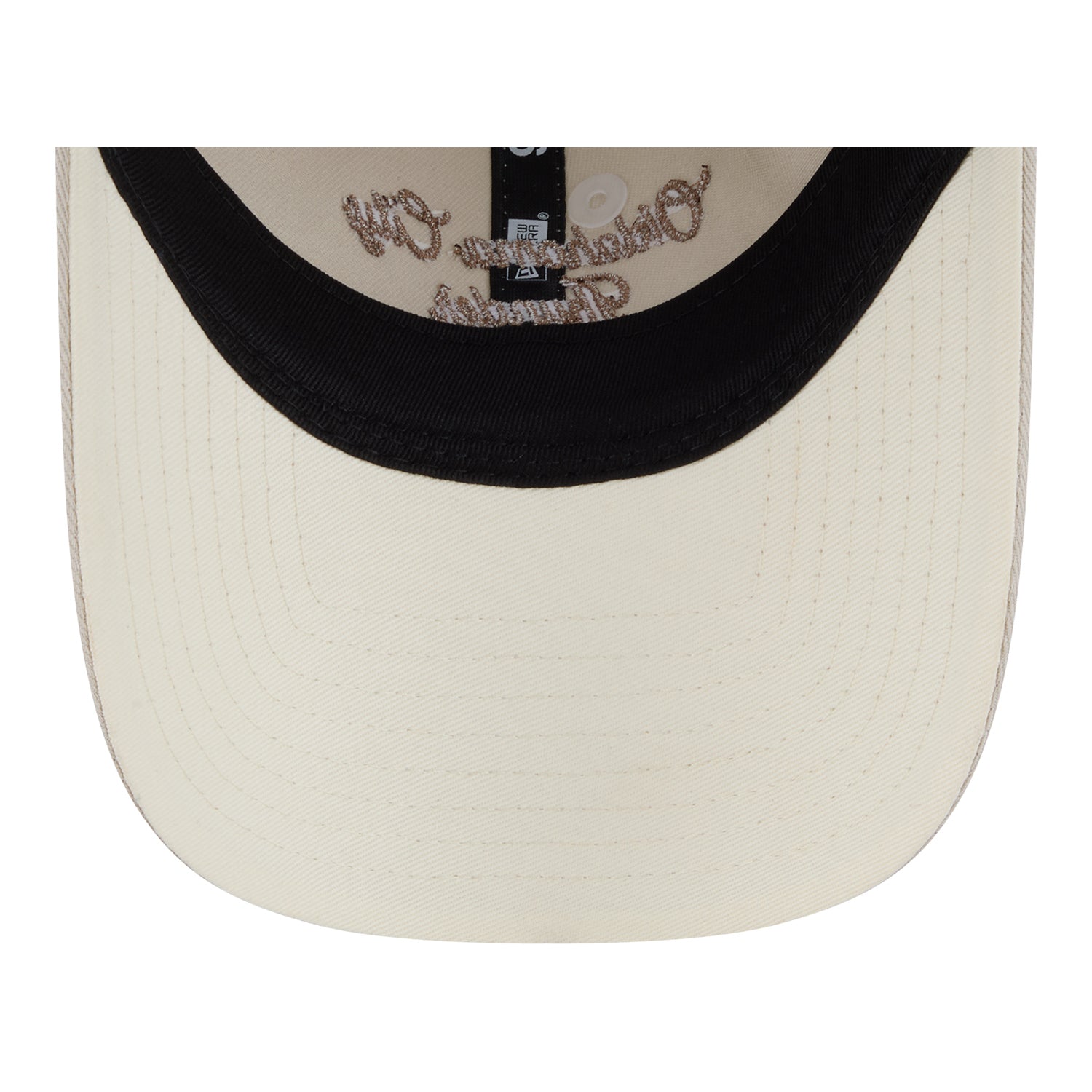 LADIES OKC THUNDER NEW ERA 920 FISHTAIL MESHBACK HAT -Underbrim View