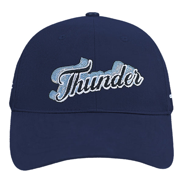 LADIES OKC THUNDER PRO STANDARD CITY LIGHTS SEQUIN HAT