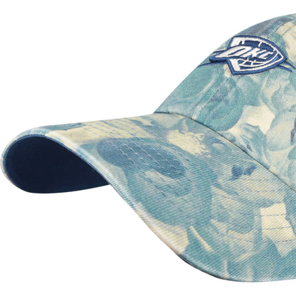 Ladies OKC Thunder 47 Brand Gardenia Clean Up Hat in Blue - Brim View