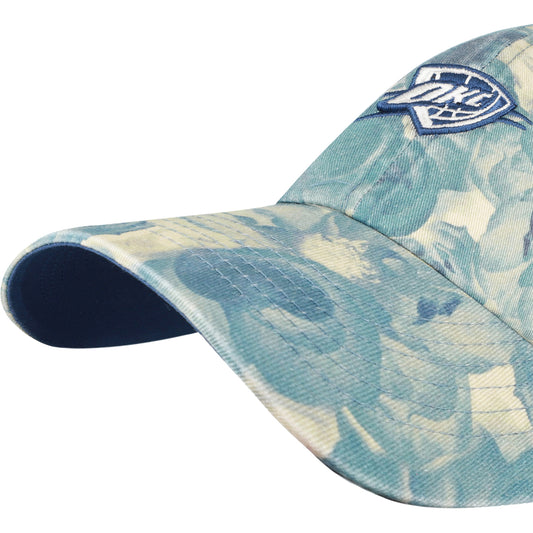 Ladies OKC Thunder 47 Brand Gardenia Clean Up Hat in Blue - Brim View