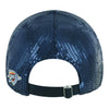 Ladies OKC Thunder 47 Brand Primary Sequin Clean Up Hat in Blue - Back View