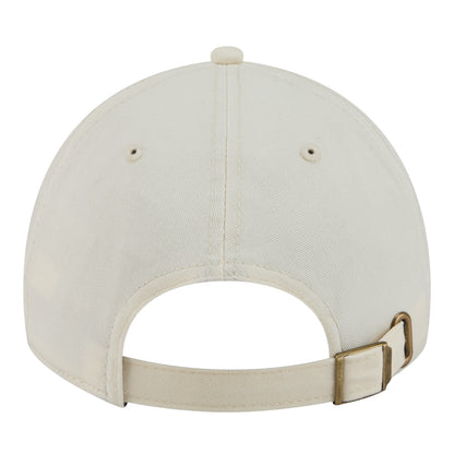 Women's OKC Thunder New Era Casual Classic Script Hat in White - back view